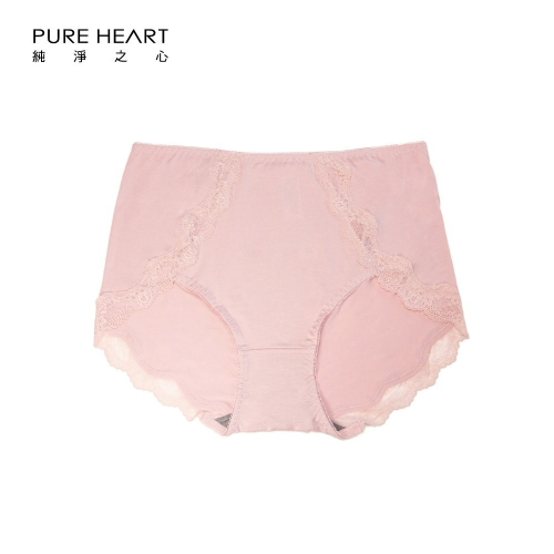 PURE HEART 蕾絲包臀-莫代爾石墨烯 天絲棉抗菌內褲(中高腰)6色組-851