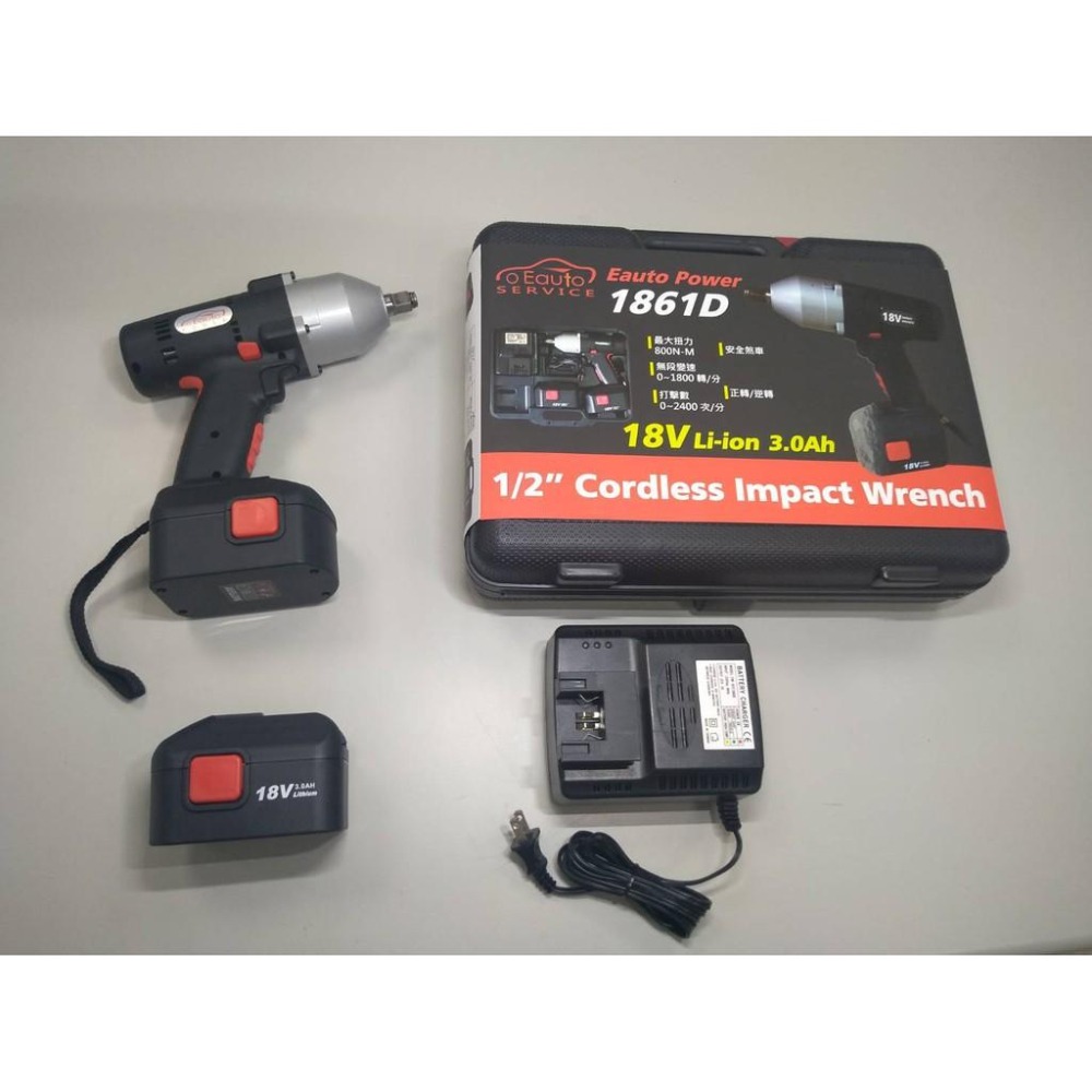 台製鋰電衝擊扳手  18V  800牛頓米 5秒最大輸出  輕鬆拆輪胎螺絲-細節圖3