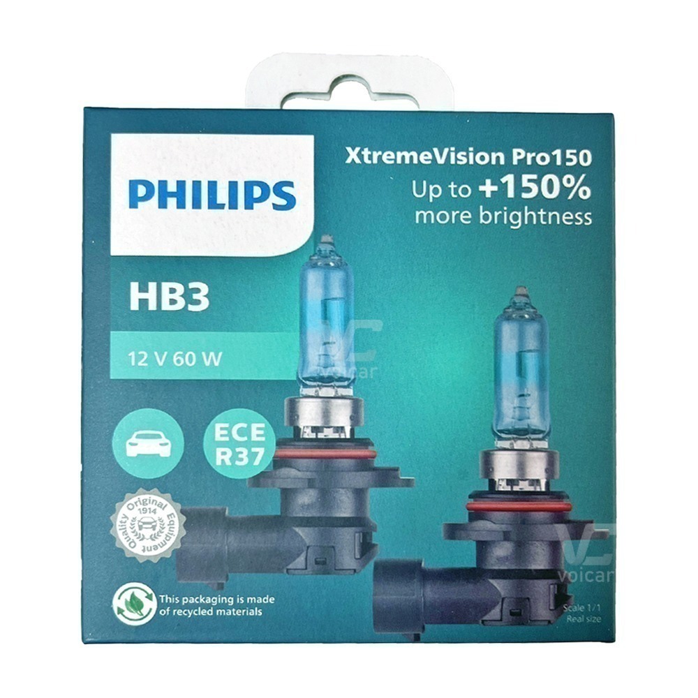 PHILIPS  X-tremeVision Pro150夜勁光+150%燈泡 H11 HB3 HB4 9012 H7-規格圖7