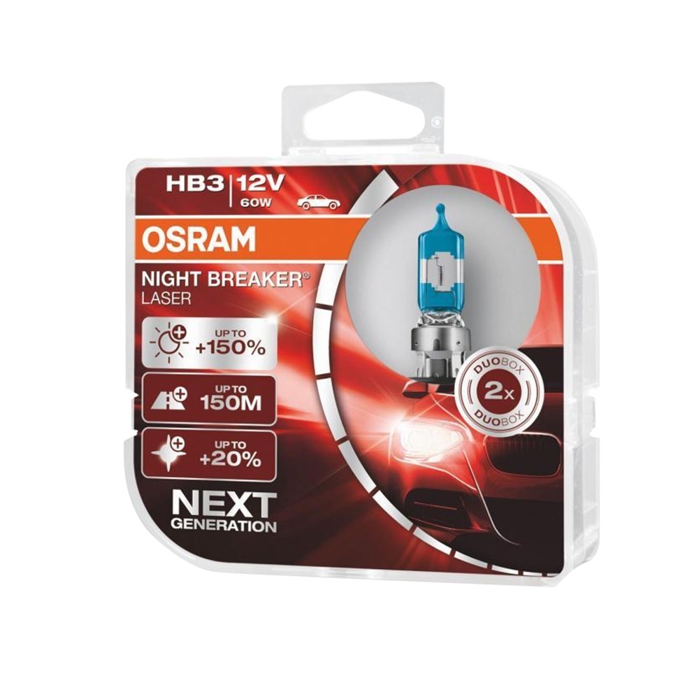 【OSRAM 歐司朗】LASER雷射星鑽 耐激光增亮+150% 大燈小燈 燈泡 HB3 9005-細節圖2