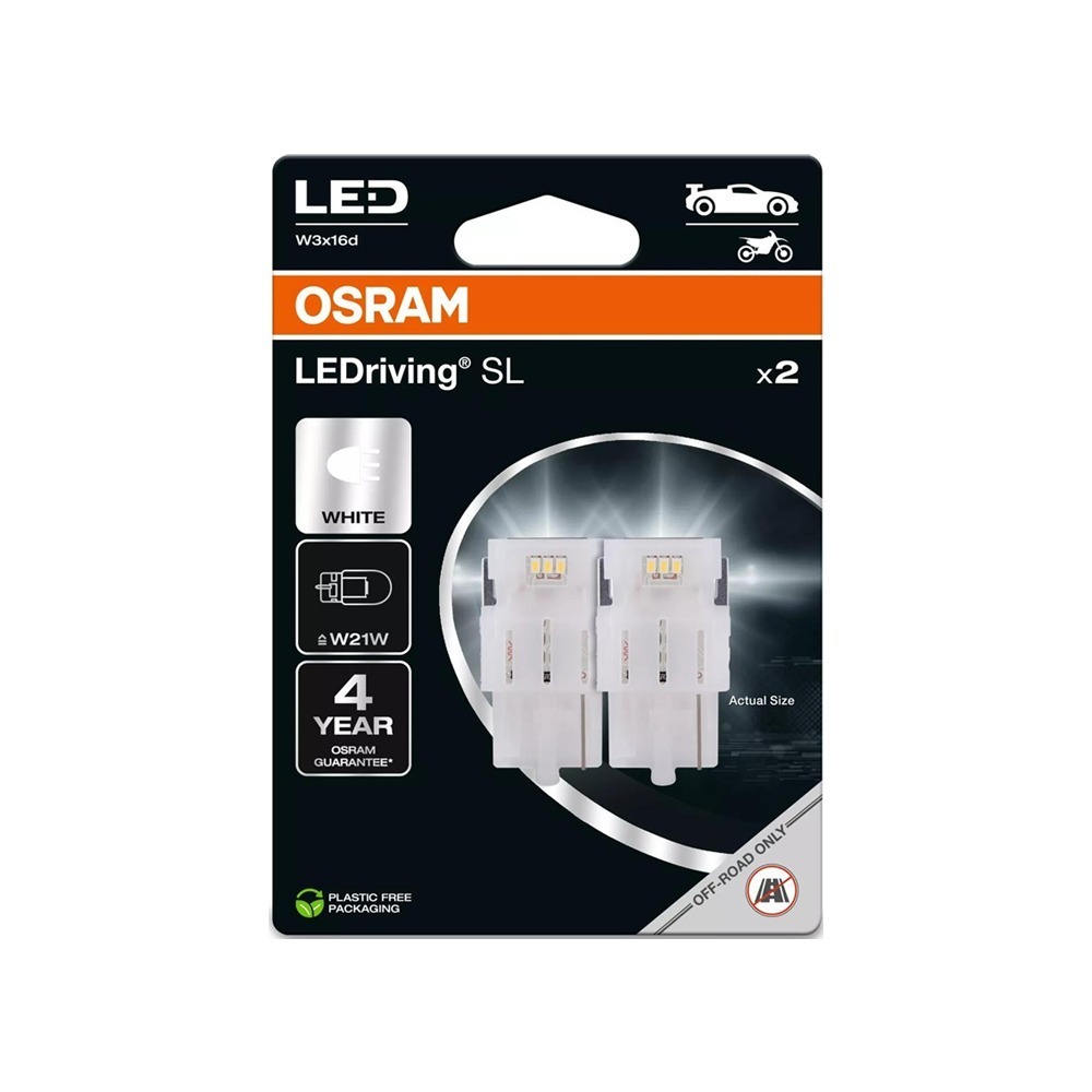 OSRAM 歐司朗 7505DWP T20 7440 W21W LED白光 單芯 倒車燈/日行燈燈泡 KICKS-規格圖6