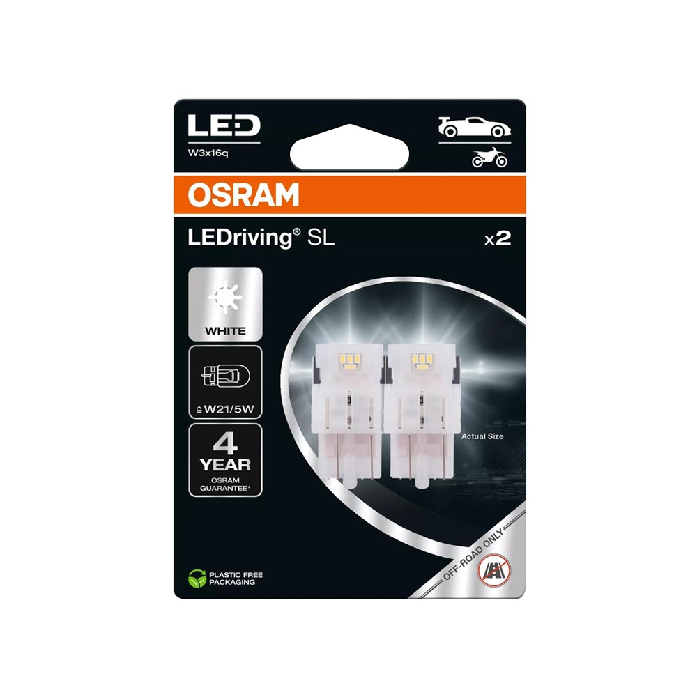 OSRAM 歐司朗 7515DWP T20 7443 W21/5W LED雙芯 白光Corolla Cross日行燈-細節圖2