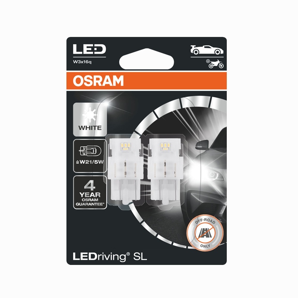 OSRAM 歐司朗 7515DWP T20 7443 W21/5W LED雙芯 白光Corolla Cross日行燈-規格圖6