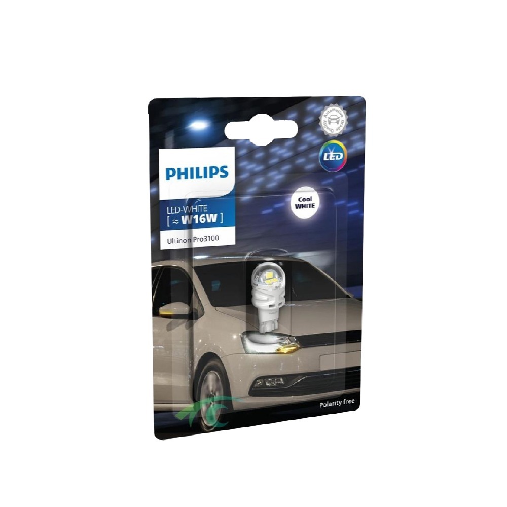 【最新版】PHILIPS T15 Ultinon Pro3100系列 6000K倒車燈 LED燈泡-細節圖2