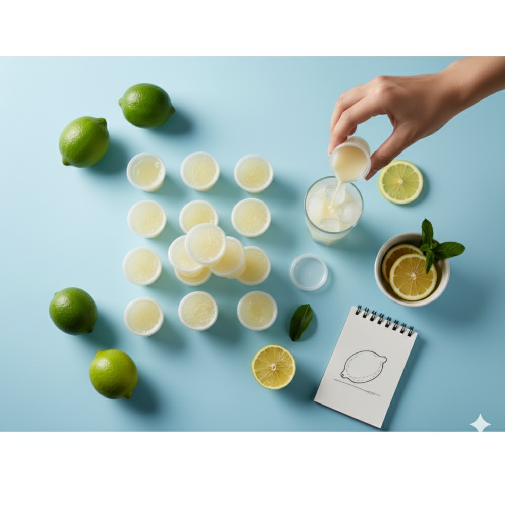 〚花果川〛檸檬冰塊 | 金桔冰塊 | ┃7-11冷凍店到店┃100%國產純原汁 三包出貨 健康檸檬水-細節圖2