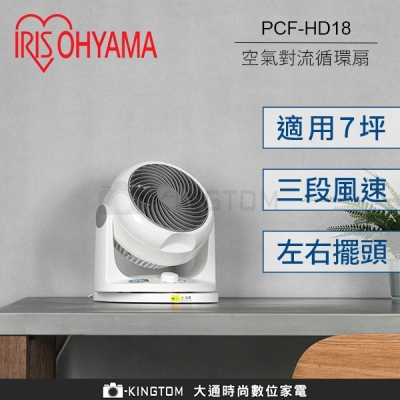 IRIS 愛麗思 PCF-HD18 循環扇 電風扇 電扇 靜音 節能 公司貨 保固一年