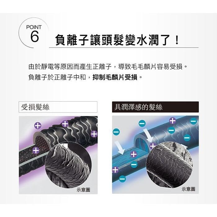 贈日製 100%純棉麻紗手帕 TESCOM TID1100TW TID1100 高效速乾負離子吹風機 吹風機 公司貨-細節圖7