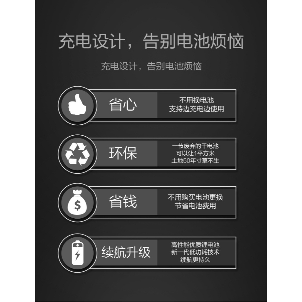 【台灣現貨】藍芽無線滑鼠(可充電、超靜音) 電腦、手機、平板 皆可使用-細節圖2