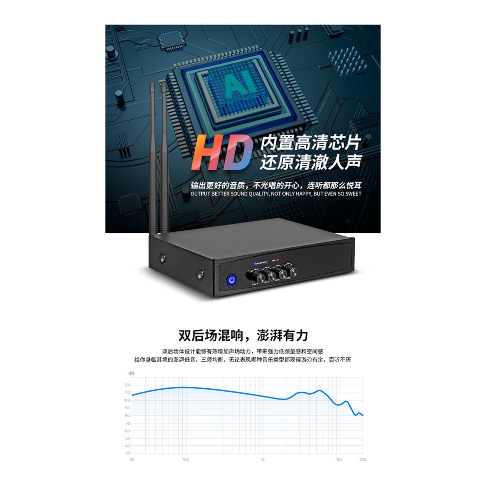 【台灣現貨】HDMI K歌無線麥克風-細節圖7