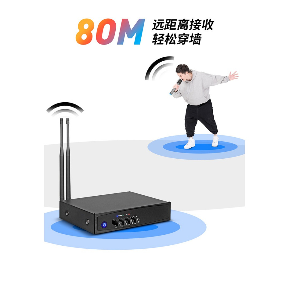 【台灣現貨】HDMI K歌無線麥克風-細節圖8