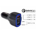 【台灣現貨】 車充 QC3.0 快充 雙USB-A×2+Type-C×1-規格圖8