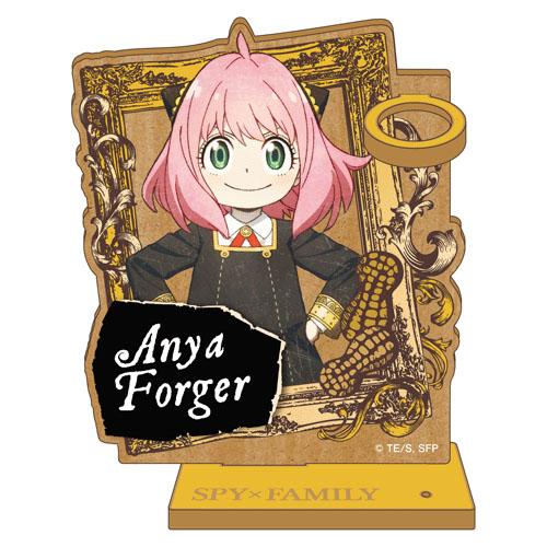 阿猴達可達 日本限定 SPY×FAMILY 間諜家家酒 復古系列可置筆立牌 木製筆架 洛伊德 安妮亞 約兒 全新日本製-細節圖5