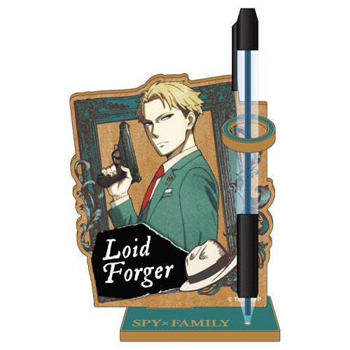 阿猴達可達 日本限定 SPY×FAMILY 間諜家家酒 復古系列可置筆立牌 木製筆架 洛伊德 安妮亞 約兒 全新日本製-細節圖7