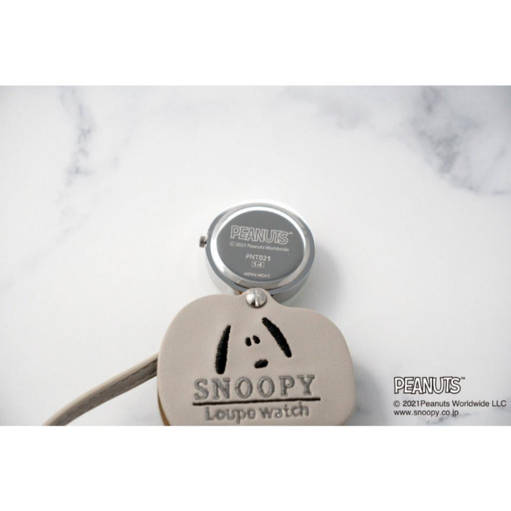 阿猴達可達 日本限定 PEANUTS 史努比 SNOOPY 掛錶 懷錶 石英錶 手錶 放大鏡掛錶 錶 造型錶 全新正日貨-細節圖3
