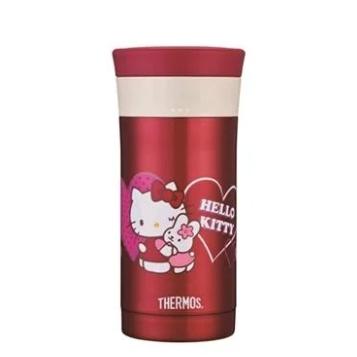 阿猴達可達 THERMOS 膳魔師 Hello Kitty不銹鋼真空保溫杯350ml JMK-351-RK 全新出清優惠-細節圖2