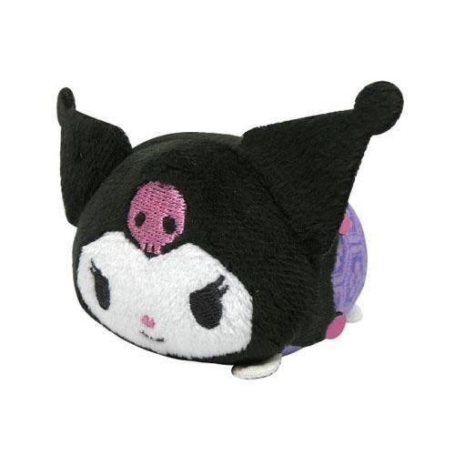 阿猴達可達 日本限定 三麗鷗 酷洛米 Kuromi 絨毛娃娃 坐姿毛絨娃娃 手玉 掌心娃娃 抱枕 靠墊 全新正日貨-細節圖6