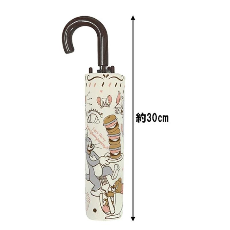 阿猴達可達 JAPAN 日本限定 Tom and Jerry 湯姆貓與傑利鼠 折傘 摺疊傘 晴雨傘 雨傘 傘 全新品-細節圖3