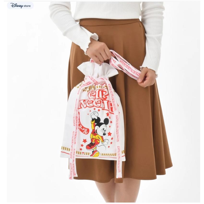 阿猴達可達 JAPAN日本迪士尼樂園限定 日清ｘ迪士尼 TSUM TSUM 杯麵 米奇手提袋杯 提袋 全新正日貨-細節圖2