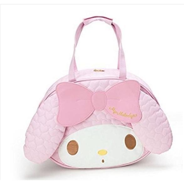 阿猴達可達 日本限定款 三麗鷗 Melody 美樂蒂 MM頭型 行李 旅行 可分離拉桿 全新正日貨 現貨一咖-細節圖3