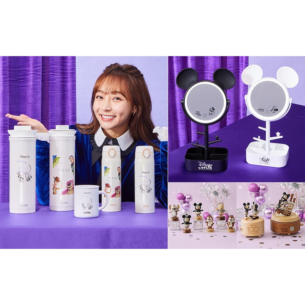 阿猴達可達 7-11限定 7-ELEVEN 迪士尼100周年奇幻炫彩 膳魔師保溫瓶 米奇水晶球 知音文創音樂鈴 多款-細節圖2