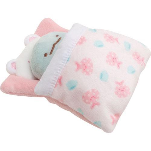 阿猴達可達 日本限定 SAN-X 角落生物 沙包娃娃 場景 包袱巾 棉被被子 床鋪 枕頭 配件 娃娃 布偶 玩偶 正日貨-細節圖5