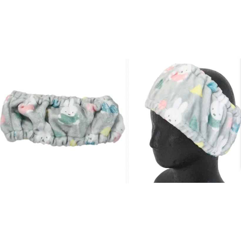 阿猴達可達  JAPAN日本限定 Miffy 米菲兔 米飛 米菲兔兔 髮帶 髮束 髮帶 造型髮帶 髮箍 頭箍 洗臉頭帶-細節圖2