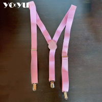 兒童粉紅吊帶夾 素色款 兒童背帶夾 小孩吊帶 小朋友吊帶 幼稚園 小學 開學必備 吊褲帶 吊帶褲 童裝配件 婚禮童裝