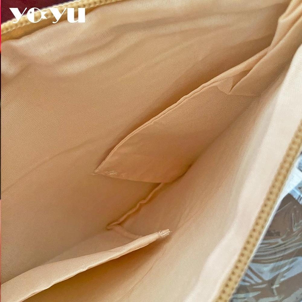 可愛西瓜圖案化妝包 多功能收納包 輕巧易攜帶 時尚化妝必備 西瓜切片 旅行包 包包 小包 錢包 手拿包 現貨-細節圖4