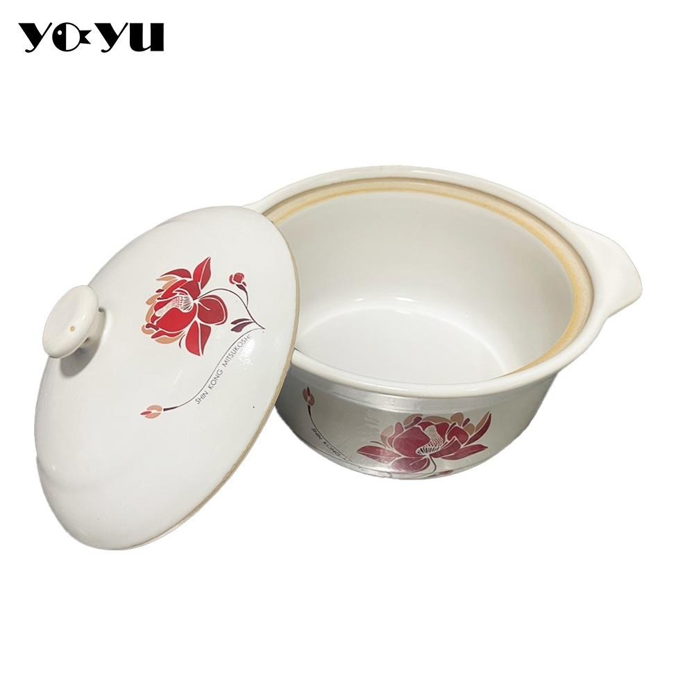 雙耳砂鍋 含蓋子 一人鍋 便利鍋 煲煤氣灶 干燒燉鍋煲仔飯陶土耐高溫沙鍋湯煲煮粥 廚具 餐具 鍋子 煮鍋 家用-細節圖2