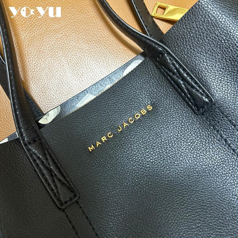 Marc Jacobs專櫃款 真皮托特包 中款 肩背包 台灣現貨 手提包 精品包 包包 背包 公務包 大包 大容量包包-細節圖2