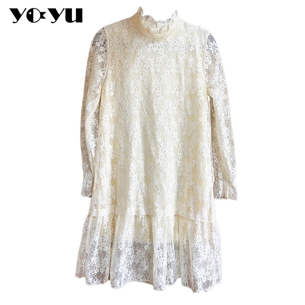 二手女裝 9.9成新只穿一次清倉 衣服 洋裝 外套  大衣 休閒 蕾絲 超美雕花透膚 過年新衣 便宜百搭 尺寸約為M-L-細節圖3