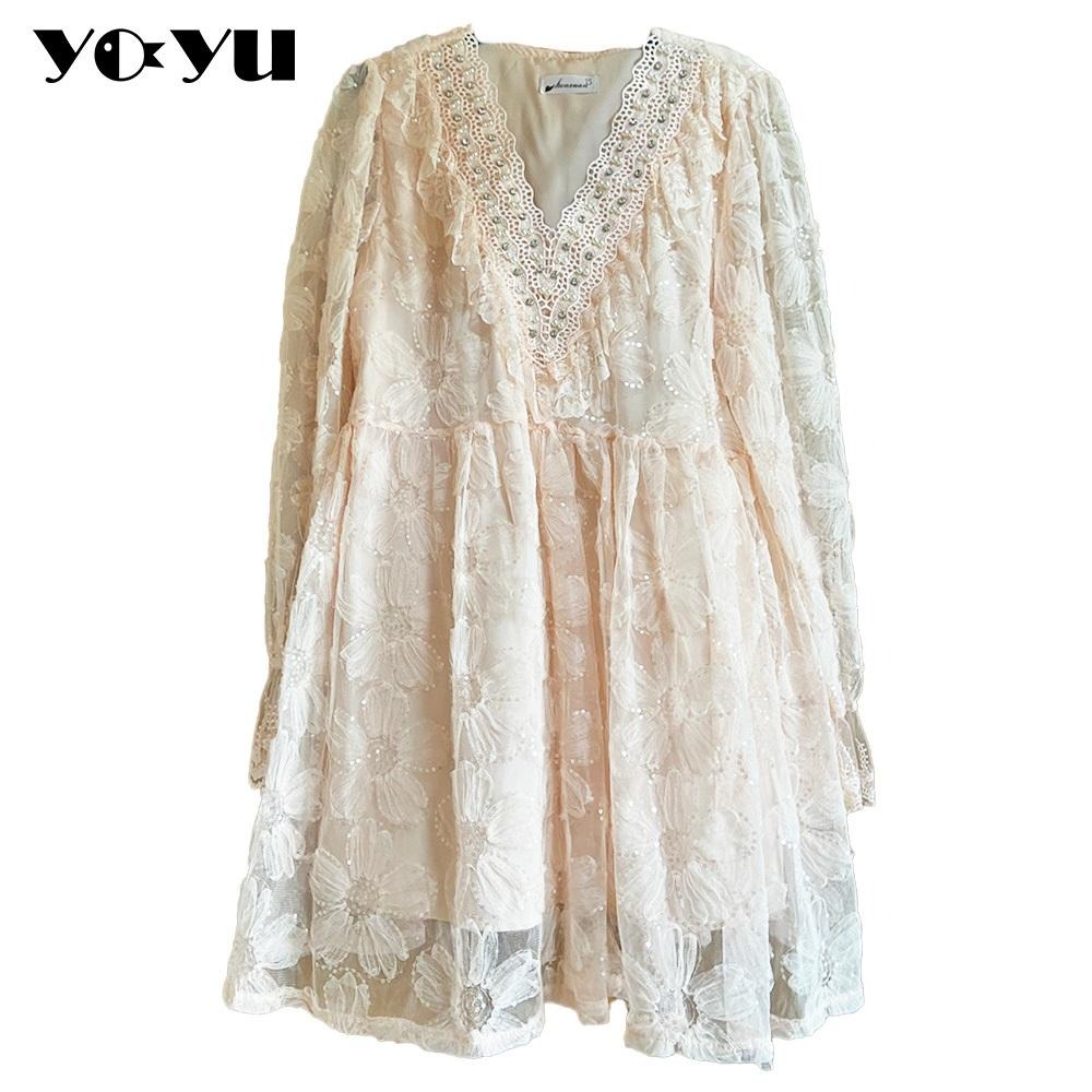 二手女裝 9.9成新只穿一次清倉 衣服 洋裝 外套  大衣 休閒 蕾絲 超美雕花透膚 過年新衣 便宜百搭 尺寸約為M-L-細節圖5