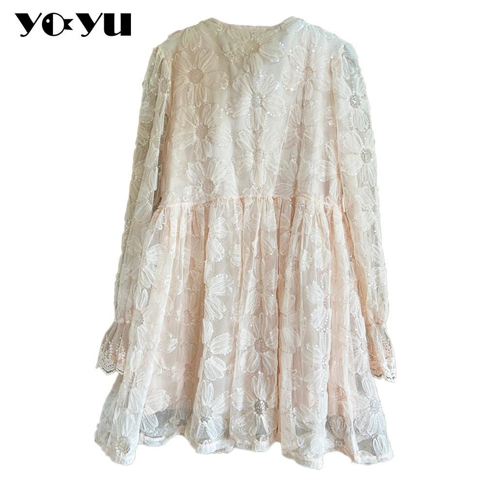 二手女裝 9.9成新只穿一次清倉 衣服 洋裝 外套  大衣 休閒 蕾絲 超美雕花透膚 過年新衣 便宜百搭 尺寸約為M-L-細節圖6