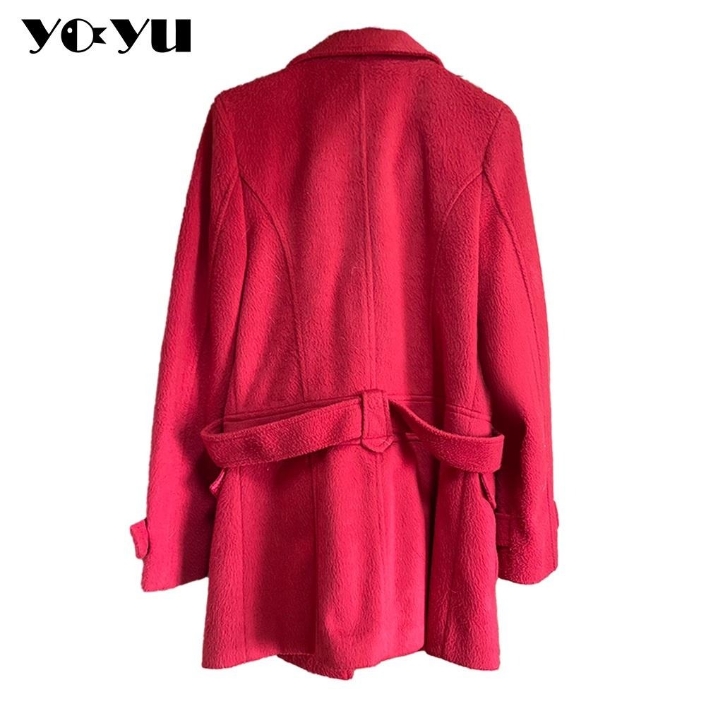 二手女裝 9.9成新只穿一次清倉 衣服 洋裝 外套  大衣 休閒 蕾絲 超美雕花透膚 過年新衣 便宜百搭 尺寸約為M-L-細節圖8