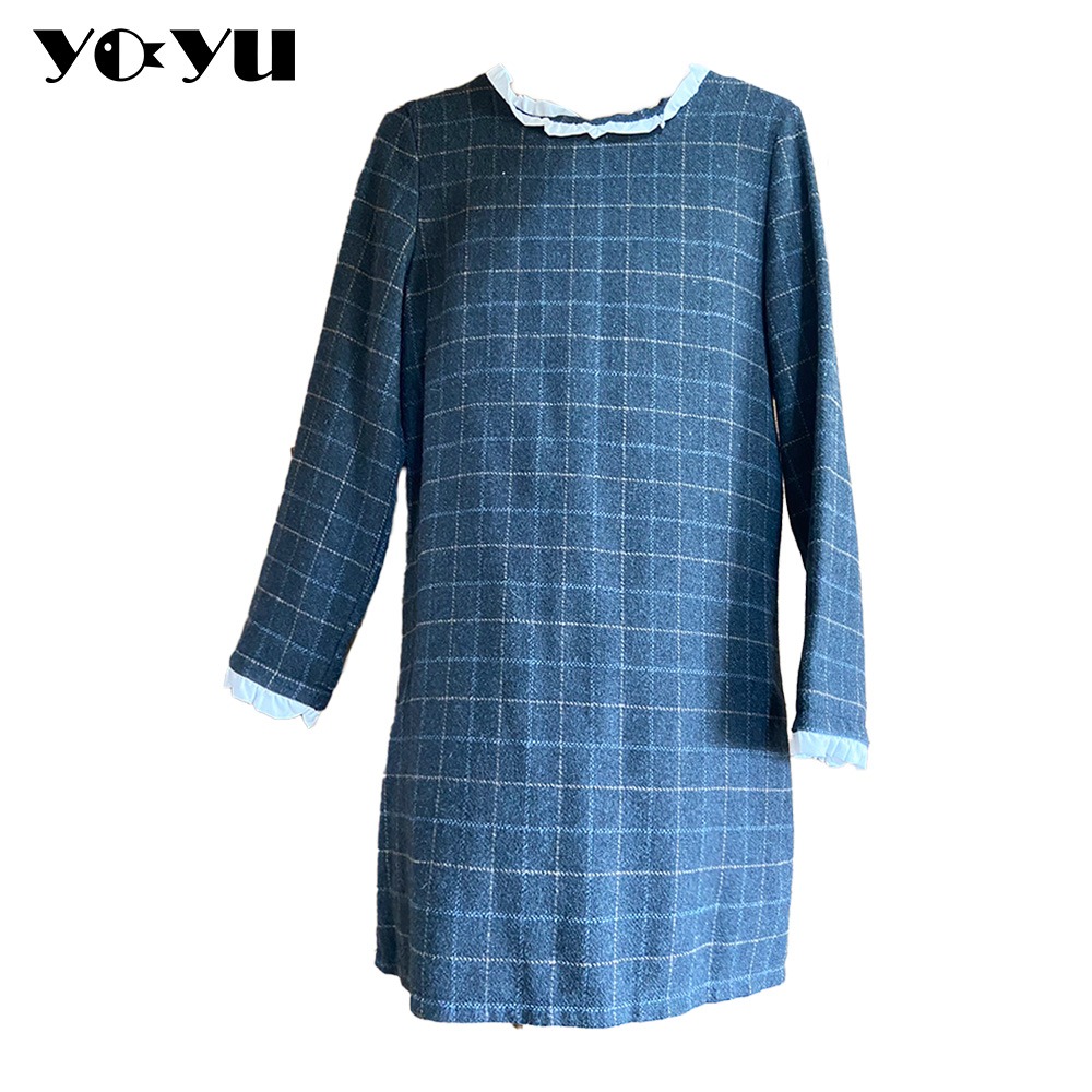 二手女裝 9.9成新只穿一次清倉 衣服 洋裝 外套  大衣 休閒 蕾絲 超美雕花透膚 過年新衣 便宜百搭 尺寸約為M-L-規格圖9