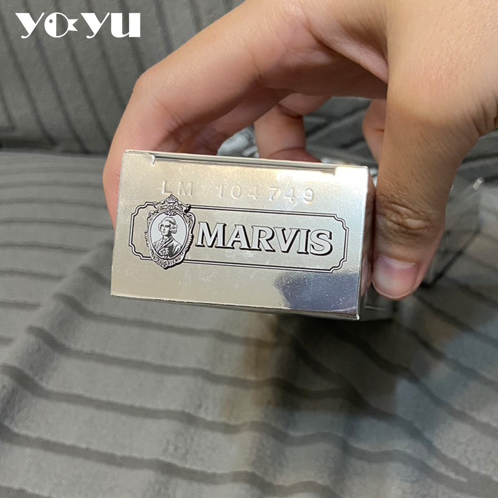 MARVIS 義大利亮白薄荷牙膏85ml 全新 現貨 牙膏 精品牙膏 經典強化 去菸牙膏 護齦 牙齒亮白 刷牙 清新-細節圖5