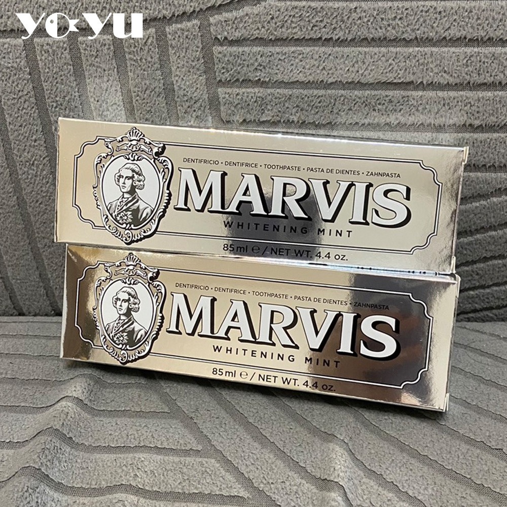 MARVIS 義大利亮白薄荷牙膏85ml 全新 現貨 牙膏 精品牙膏 經典強化 去菸牙膏 護齦 牙齒亮白 刷牙 清新-細節圖7