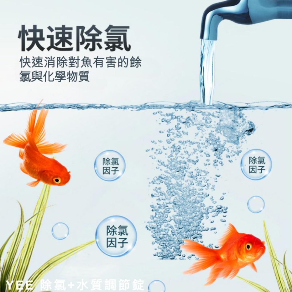 [現貨]YEE 除氯+水質調節錠 水質澄清片 除綠水 混濁 沉澱懸浮微粒 水穩 魚缸凈水劑 水質淨化 淨化片 水質穩定劑-細節圖4
