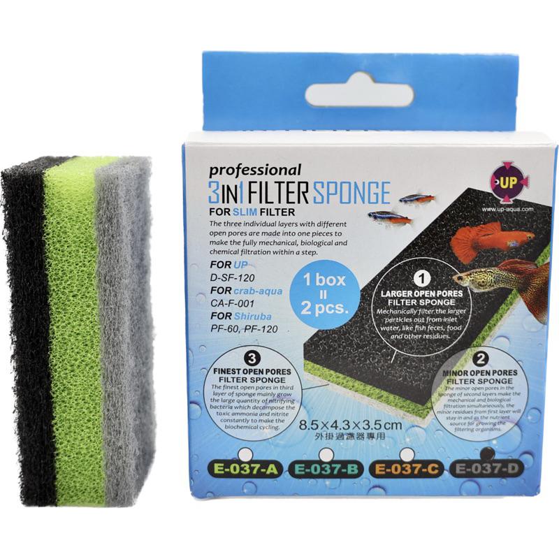 <小外掛用> 3合1過濾棉外掛 1盒2入 白棉-過濾棉-濾材-培菌-養水 孔雀魚 鬥魚 仔魚-細節圖4
