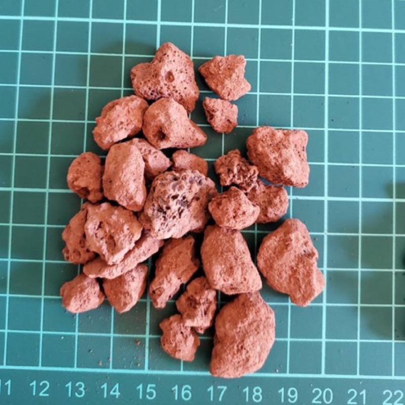 [現貨] 紅/黑 火山岩 粗/細顆粒 500g 水族園藝 大磯沙 砂石 造景 裝飾 底砂 底濾 1尺缸 2尺缸 多肉造景-細節圖6