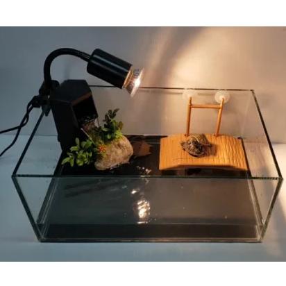 [現貨] Rep-Park 水龜專用加溫夾燈 附50W.UVB燈泡 白黃光 烏龜曬背 爬蟲燈 小型水龜燈 保溫-細節圖4