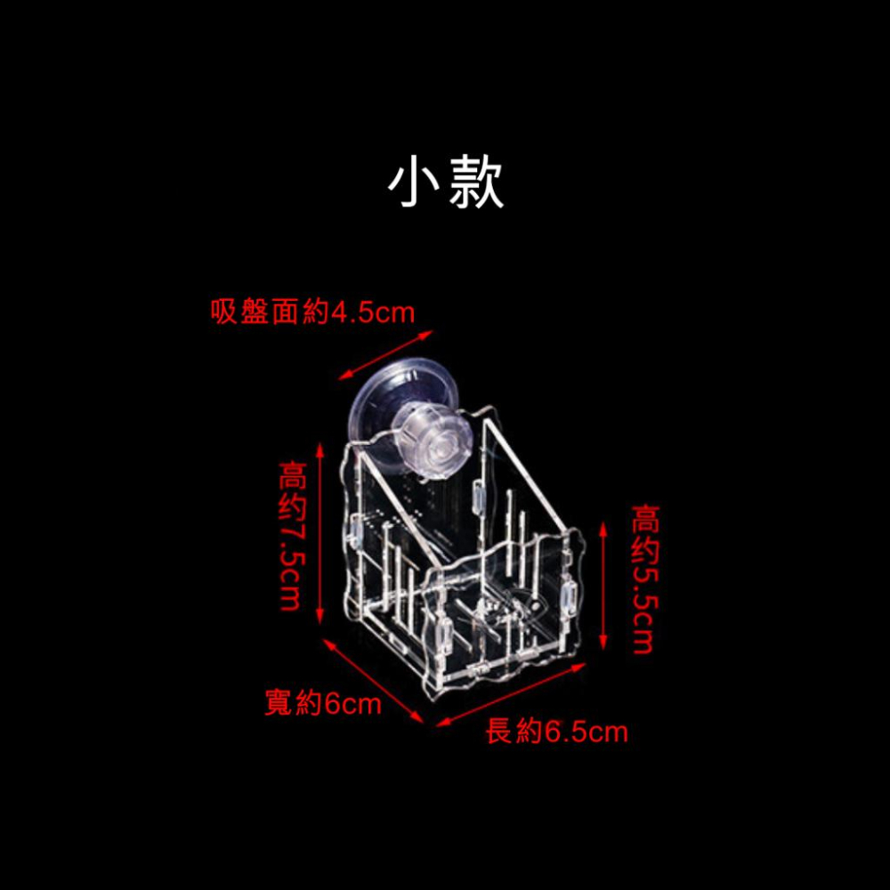 [現貨] 壓克力水草盆 小/中/大  大力吸盤 壁掛栽培 不浪費空間 底部開孔 養水草 培植 水蘊草 金魚藻 莫絲-細節圖2