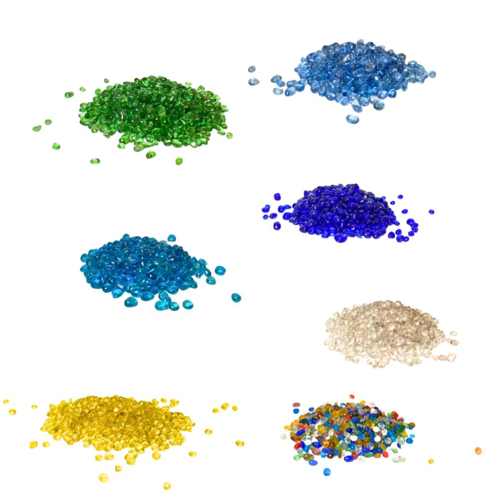 [現貨] 琉璃砂 100g (散裝) 7彩琉璃砂 彩色琉璃砂 玻璃砂 玻璃石 開運琉璃砂 五彩琉璃砂 彩色砂 (散裝)-細節圖2