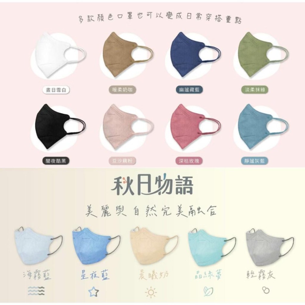 億宏 成人3D立體醫療口罩 美型優雅不脫妝 精選莫蘭迪色系 50入-細節圖9