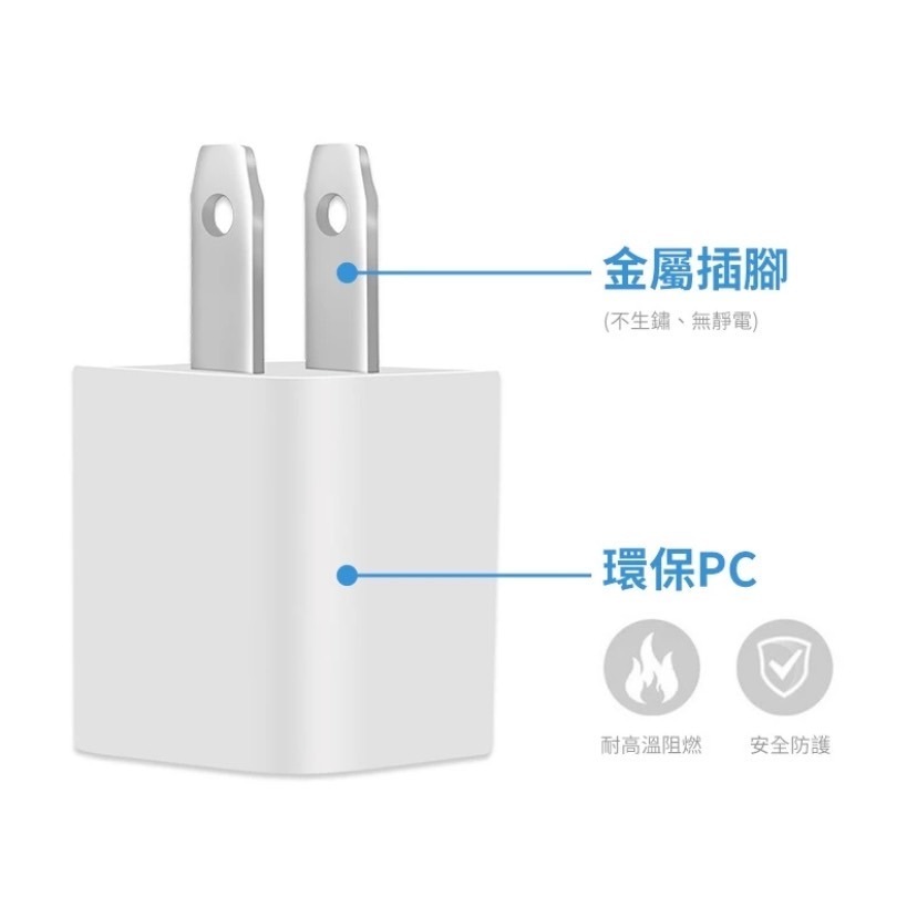 蘋果充電頭 豆腐充 豆腐頭 充電頭 小白頭 通用充電頭 usb充電插頭 USB充電頭 充電器 充電頭 充電豆腐頭-細節圖10
