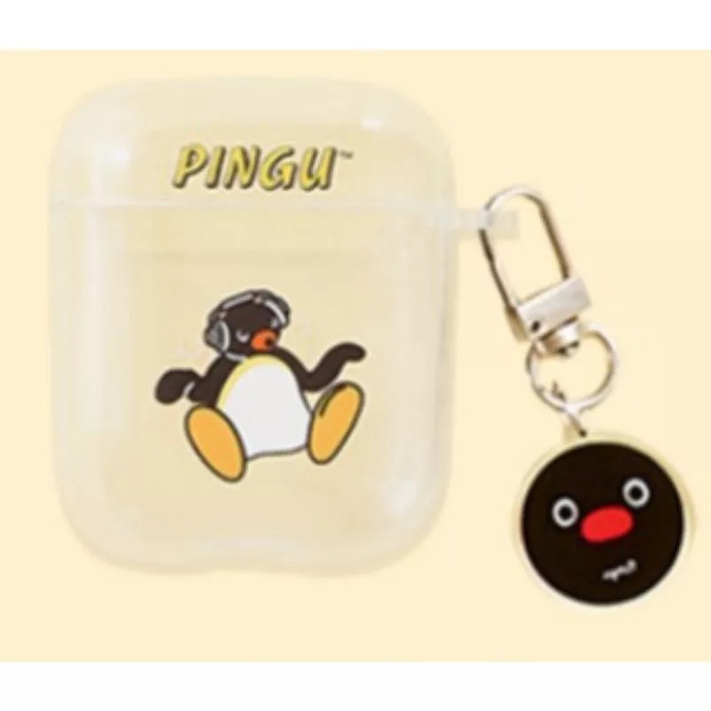 《現貨》韓國 企鵝家族 pingu pinga  airpods 2藍芽耳機 保護殼 保護套 吊飾 送禮-細節圖4