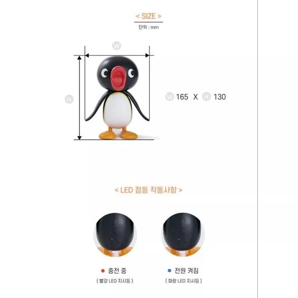 《預購》韓國 企鵝家族 pingu 藍牙 喇叭 音響 播放器 音樂-細節圖6