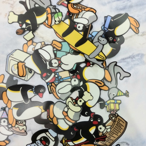 《現貨》企鵝家族 pingu pinga 防水貼紙 4入組 隨機