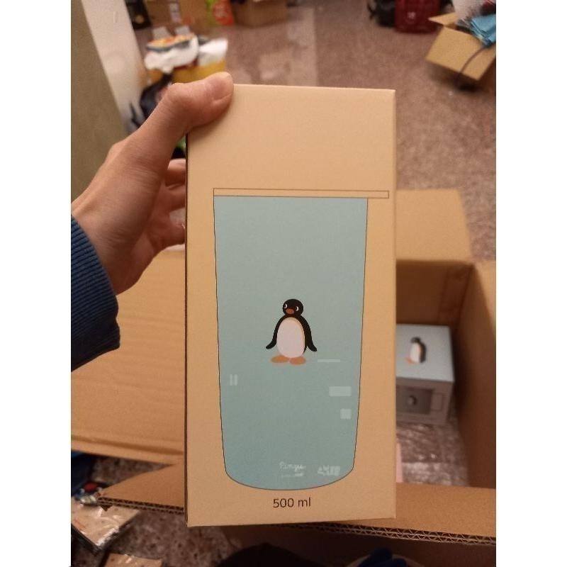 《現貨》韓國 企鵝家族 pingu 保溫杯 保溫瓶 冬天  辦公室 上班 熱飲 保冰杯 馬卡龍色 霧面 500ml-細節圖8