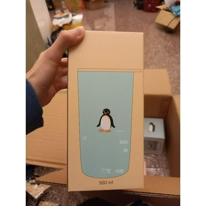 《現貨》韓國 企鵝家族 pingu 保溫杯 保溫瓶 冬天  辦公室 上班 熱飲 保冰杯 馬卡龍色 霧面 500ml-細節圖8